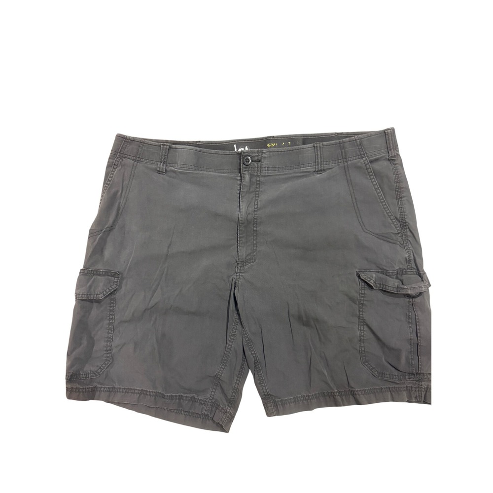 Lee Extreme Motion Mens‎ Cargo Shorts Gray Size 46 Stretch Performance Active